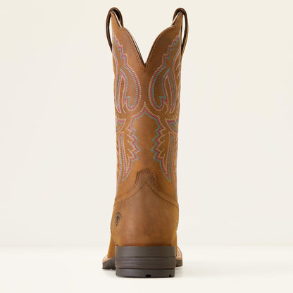 Hybrid Ranchwork Wide Square Toe Western Boot Women | Ariat online shop