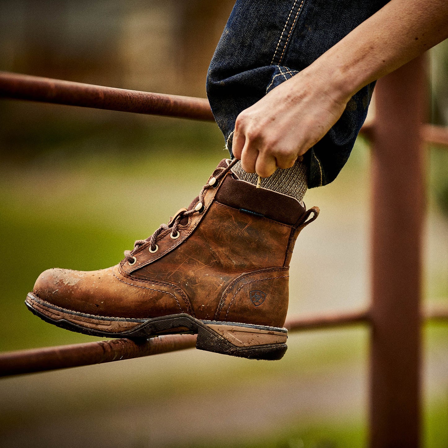 Anthem Round Toe Lacer Waterproof Boot Women | Ariat sale