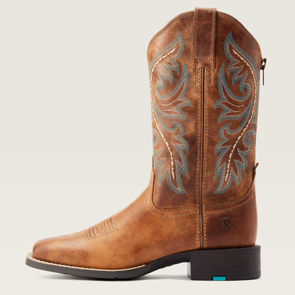 Round Up Back Zip Western Boot Women | Ariat on sale