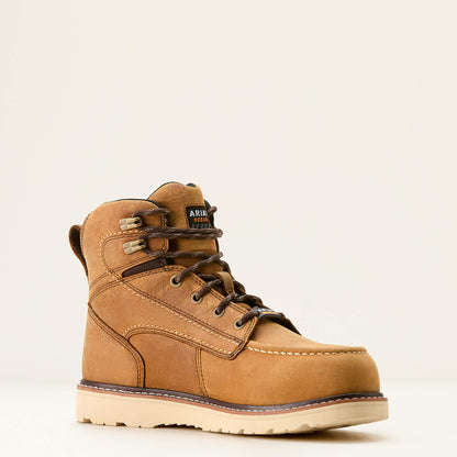 Rebar Wedge Moc Toe Waterproof Composite Toe Work Boot Women | Ariat on sale