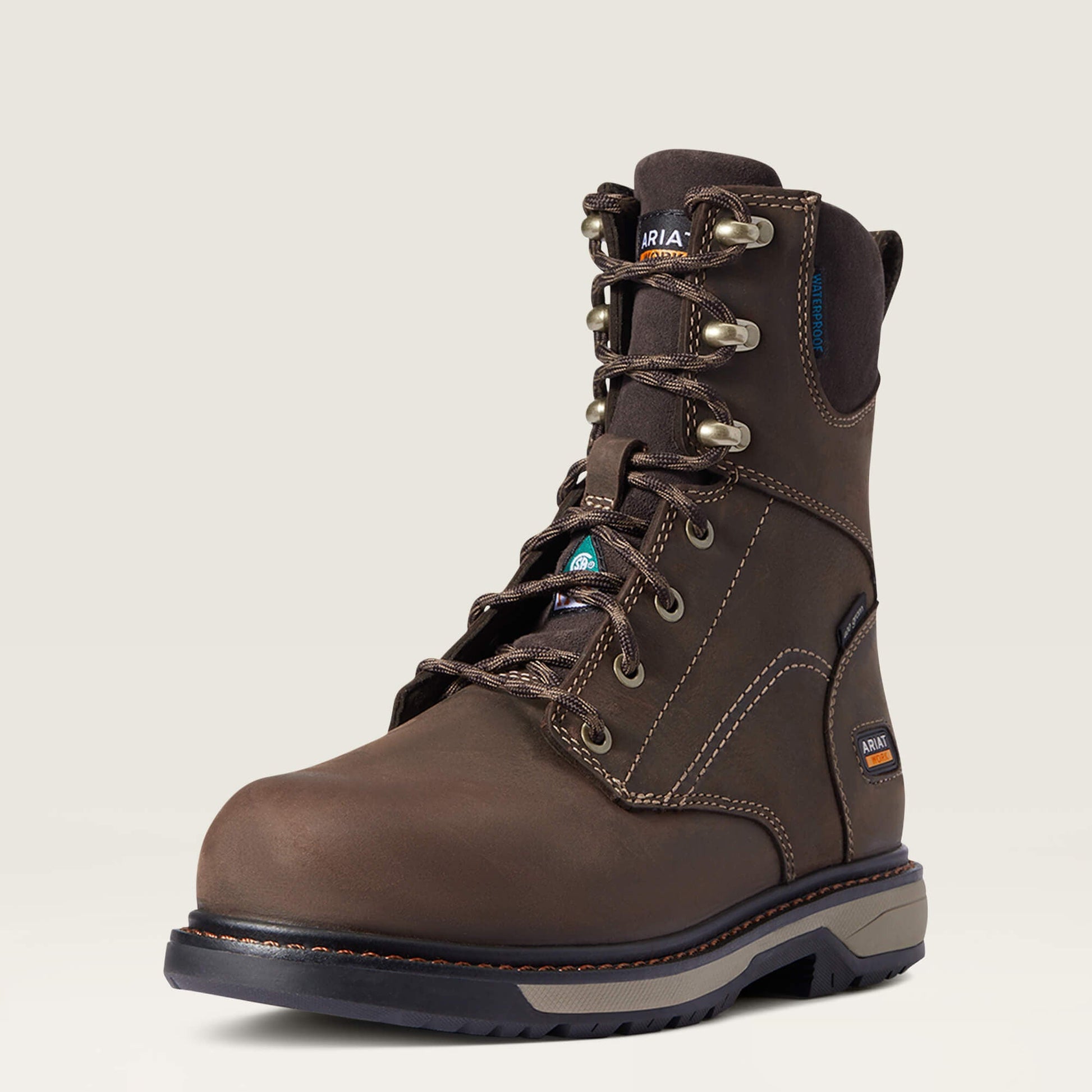 Riveter 8" CSA Glacier Grip Waterproof 400g Composite Toe Work Boot Women | Ariat for sale