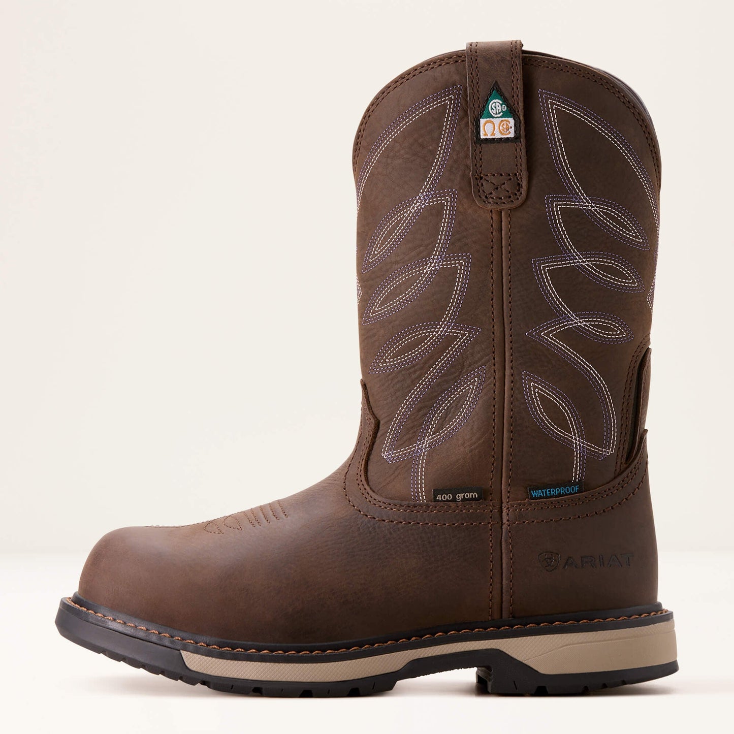 Riveter CSA Glacier Grip Waterproof 400g Composite Toe Work Boot Women | Ariat sale
