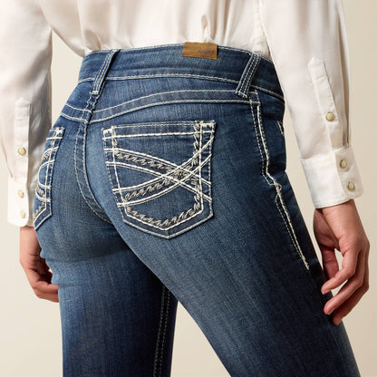 Trouser Mid Rise Stretch Entwined Wide Leg Jean Women | Ariat discount