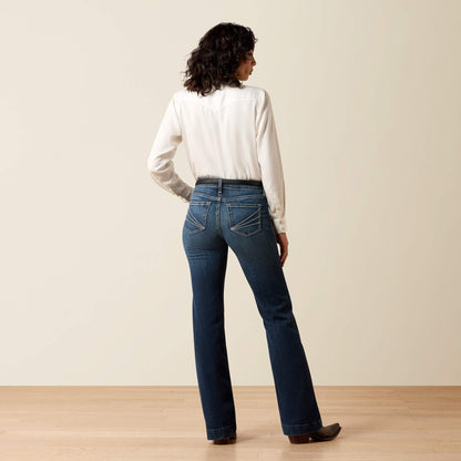 Trouser Perfect Rise Aisha Wide Leg Jean Women | Ariat online