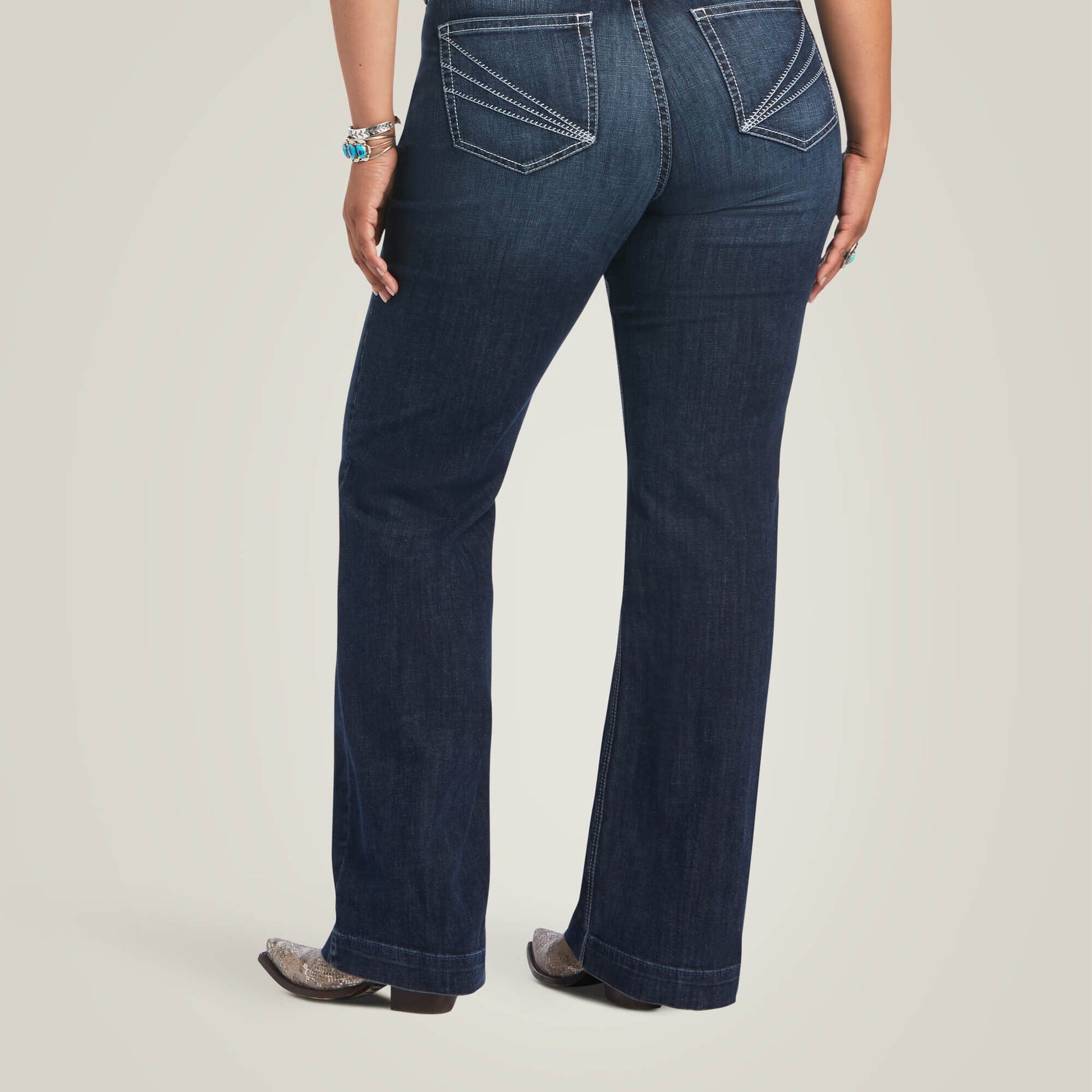 Trouser Perfect Rise Aisha Wide Leg Jean Women | Ariat online