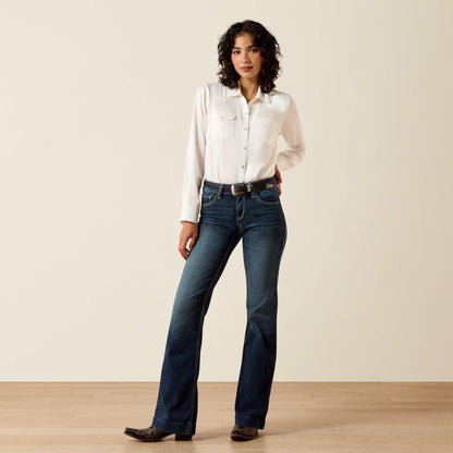Trouser Perfect Rise Aisha Wide Leg Jean Women | Ariat online