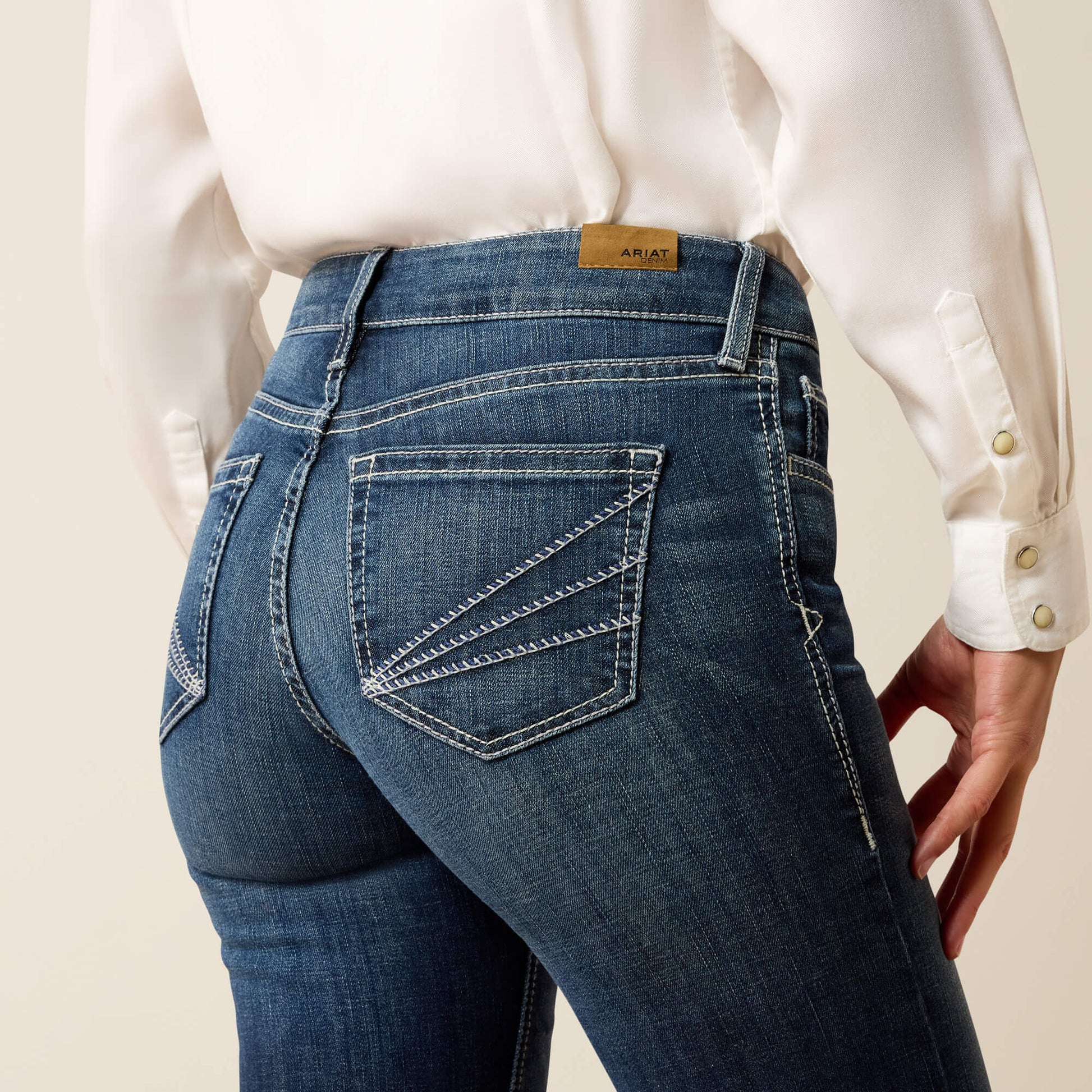 Trouser Perfect Rise Aisha Wide Leg Jean Women | Ariat online
