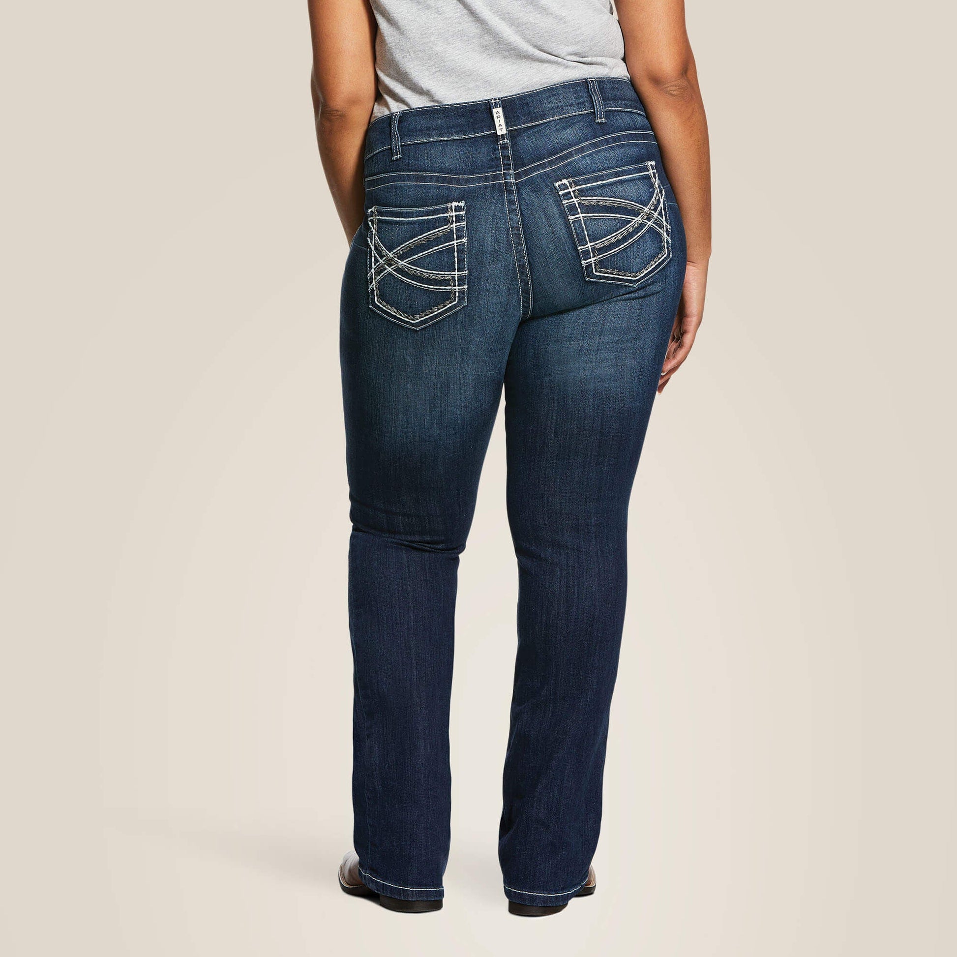 R.E.A.L. Mid Rise Stretch Entwined Boot Cut Jean Women | Ariat outlet