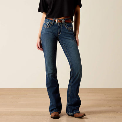 R.E.A.L. Mid Rise Stretch Entwined Festival Boot Cut Jean Women | Ariat online shop