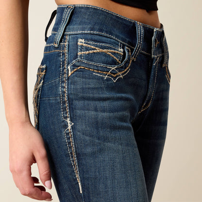R.E.A.L. Mid Rise Stretch Entwined Festival Boot Cut Jean Women | Ariat online shop