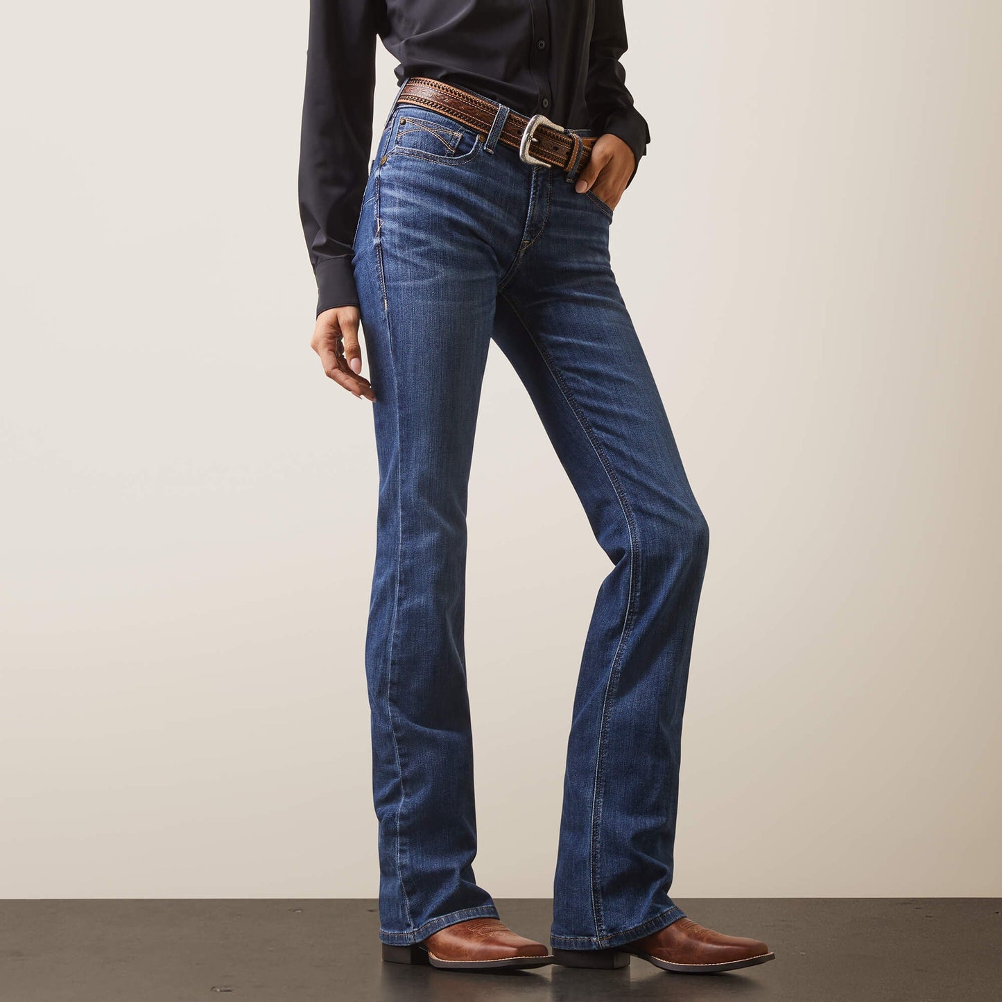 R.E.A.L. Perfect Rise Leila Boot Cut Jean Women | Ariat on sale