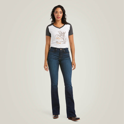 R.E.A.L. High Rise Ballary Boot Cut Jean Women | Ariat discount