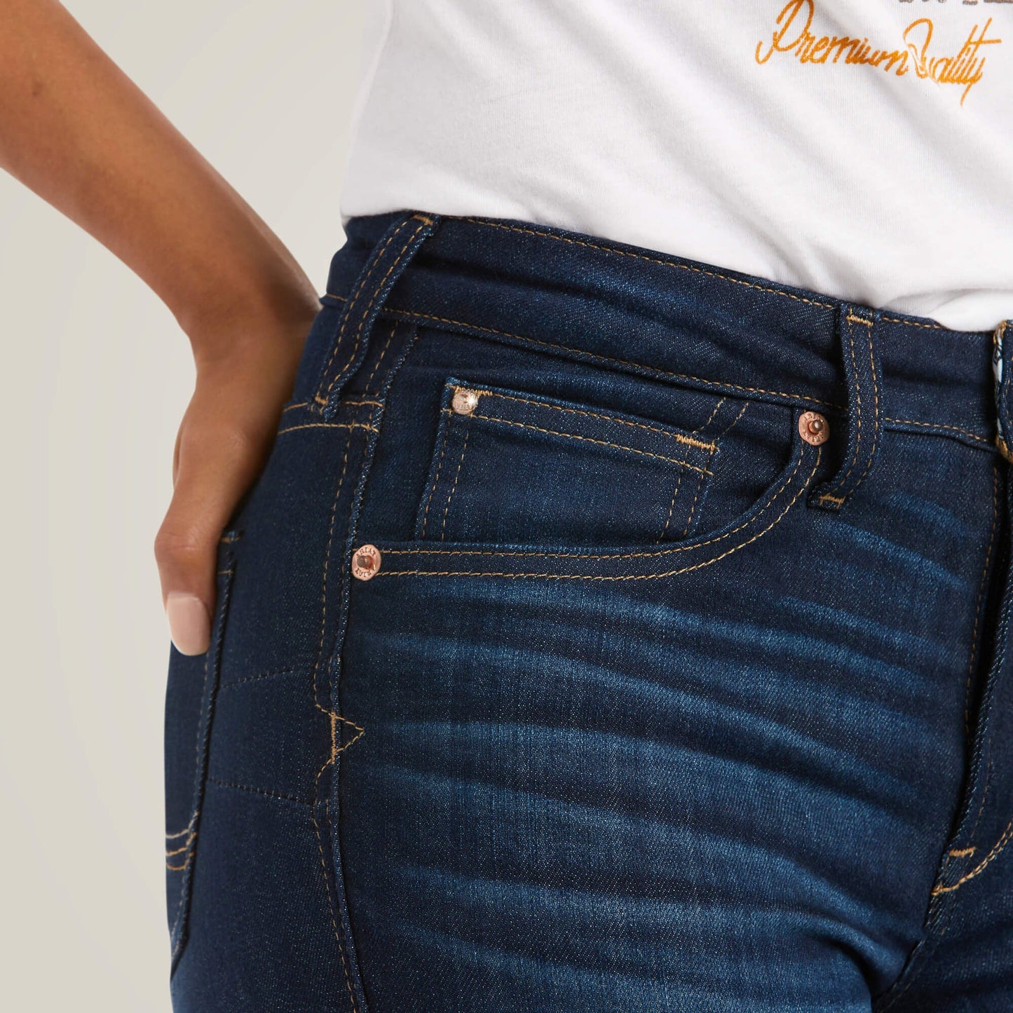 R.E.A.L. High Rise Ballary Boot Cut Jean Women | Ariat discount