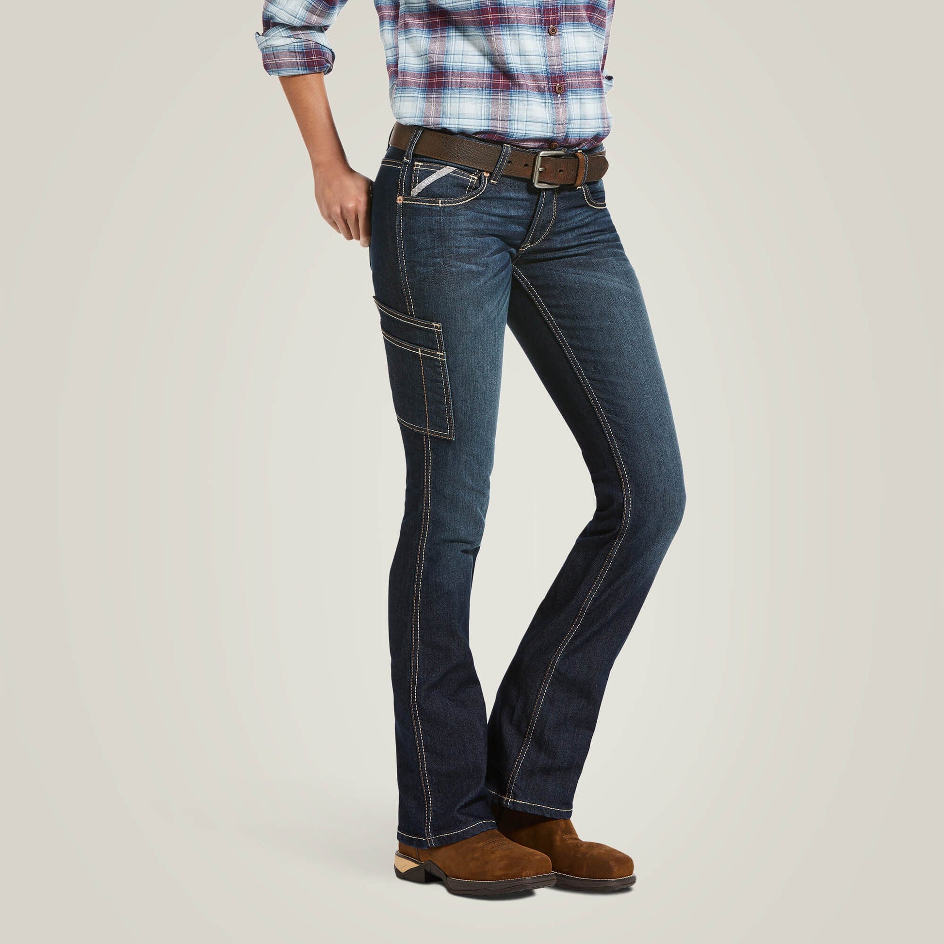 Rebar Mid Rise DuraStretch Riveter Boot Cut Jean Women | Ariat outlet