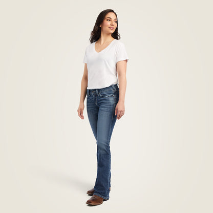R.E.A.L. Mid Rise Raquel Boot Cut Jean Women | Ariat outlet