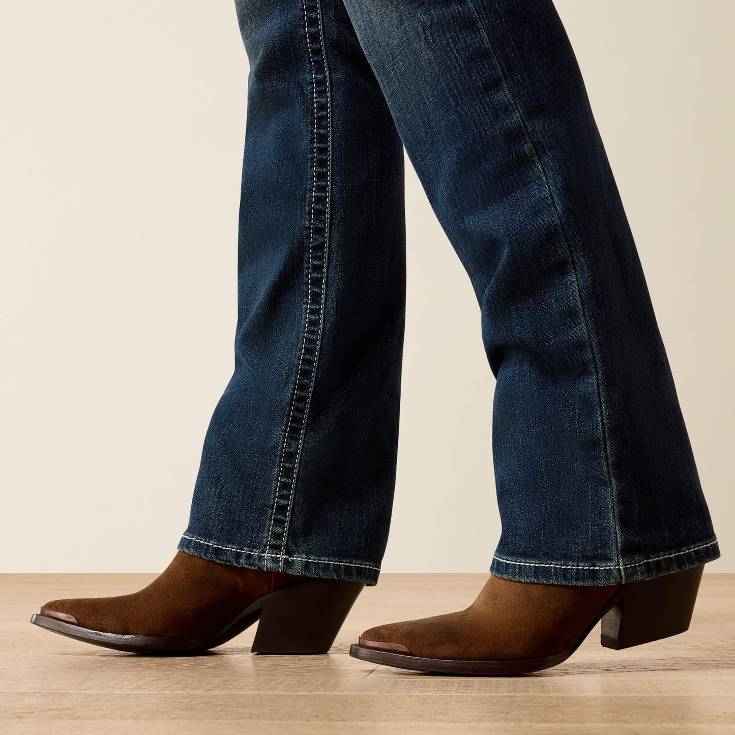 R.E.A.L. Mid Rise Stretch Icon Stackable Straight Leg Jean Women | Ariat for sale