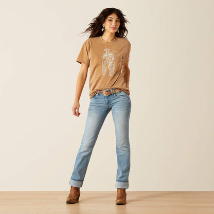Mid Rise Alessia Straight Leg Jean Women | Ariat online
