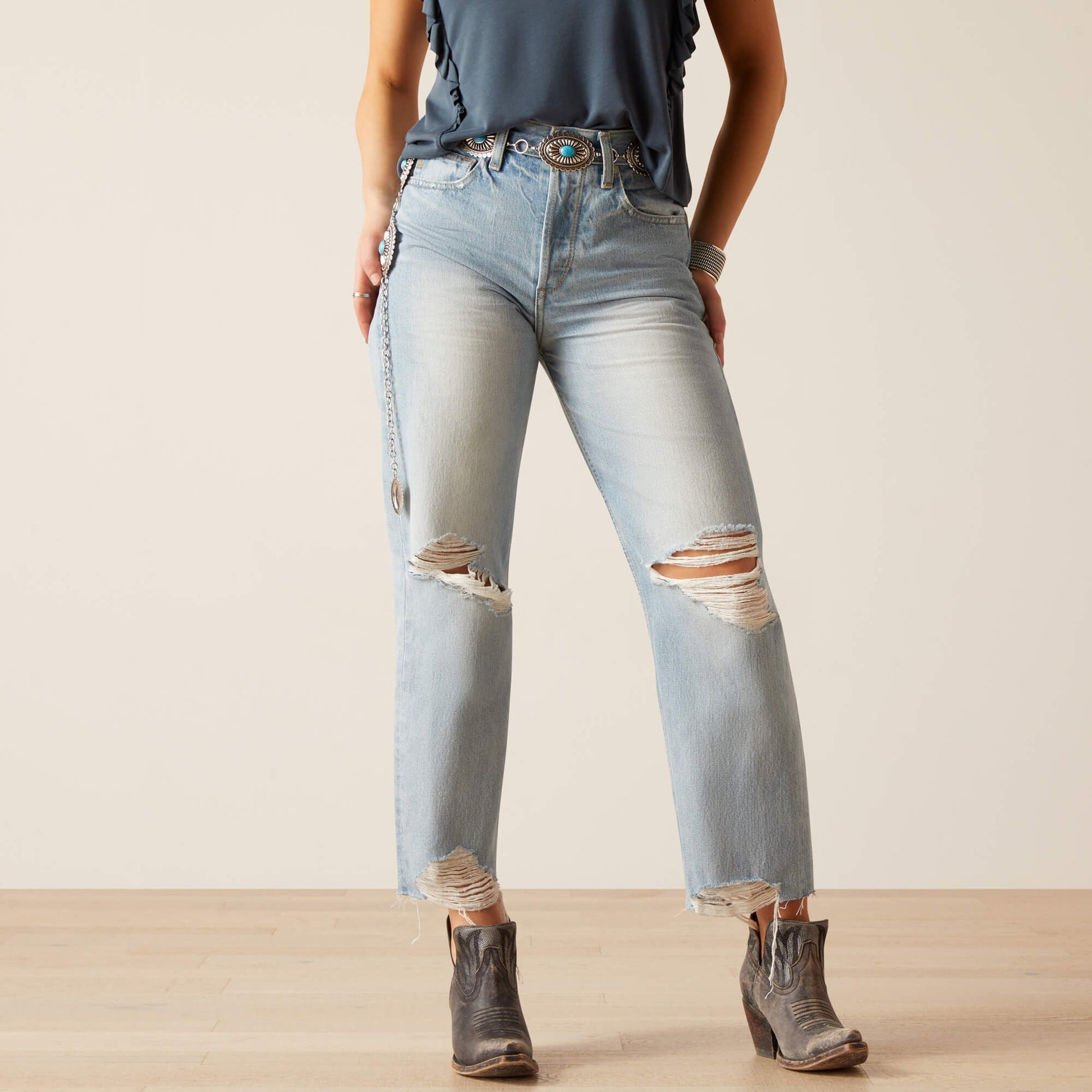 Ultra High Rise Tomboy Straight Jean Women | Ariat outlet