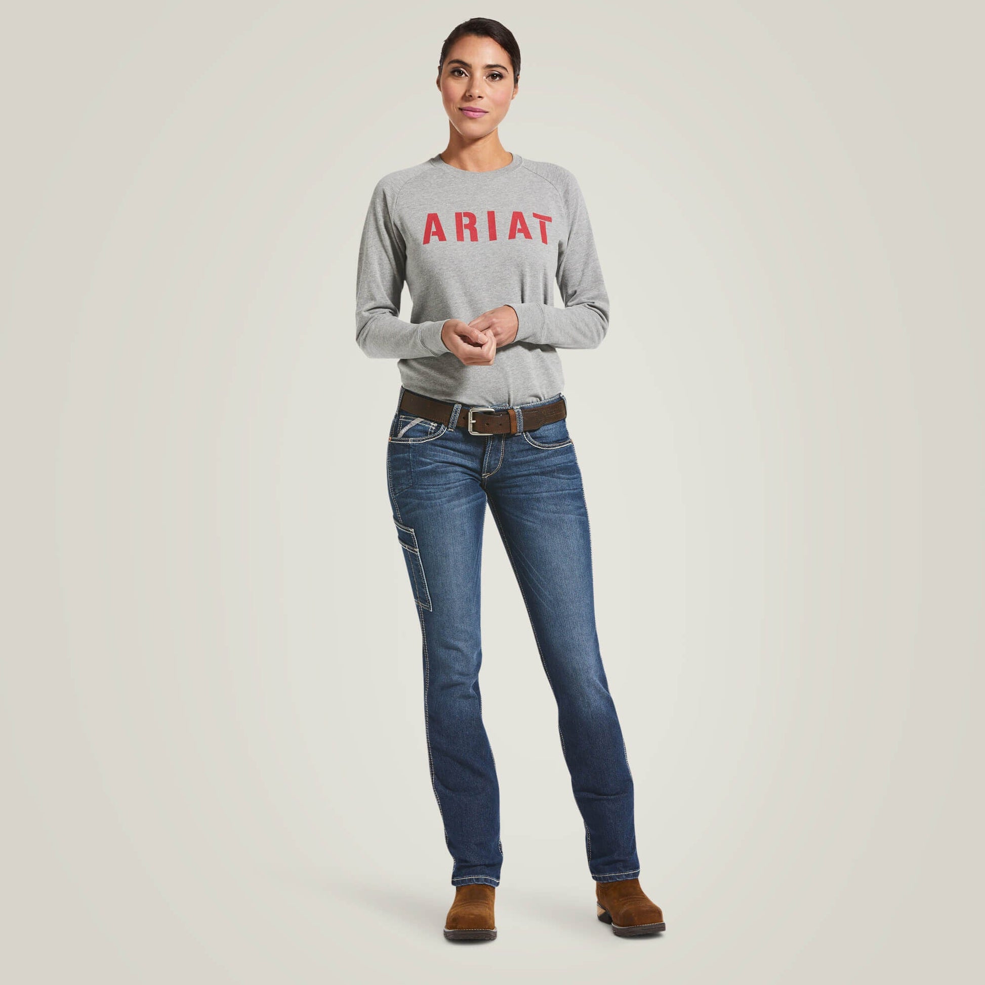 Rebar DuraStretch Riveter Straight Leg Jean Women | Ariat sale