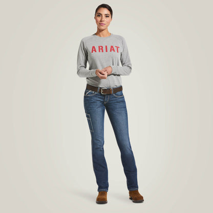 Rebar DuraStretch Riveter Straight Leg Jean Women | Ariat sale