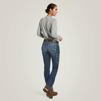 Rebar DuraStretch Riveter Straight Leg Jean Women | Ariat sale