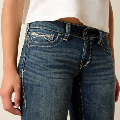 R.E.A.L. Mid Rise Stretch Whipstitch Boot Cut Jean Women | Ariat online