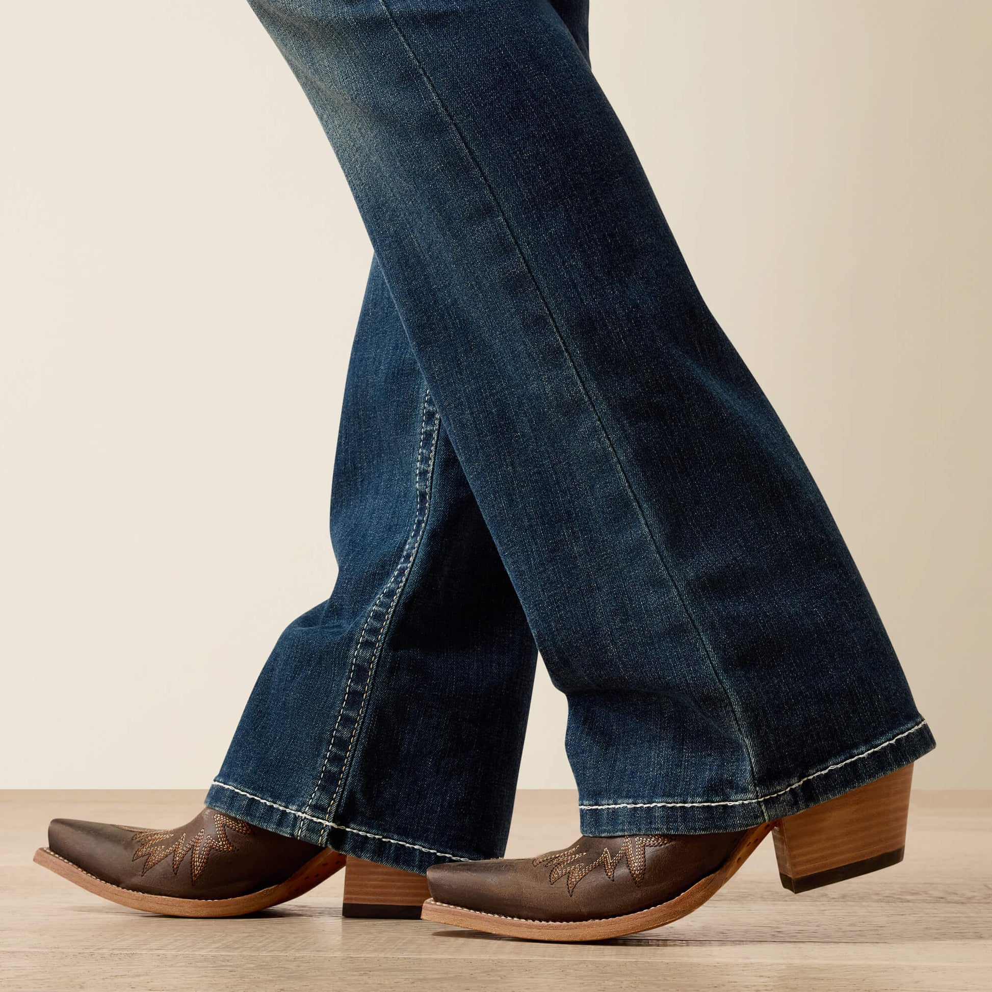 R.E.A.L. Mid Rise Stretch Whipstitch Boot Cut Jean Women | Ariat online