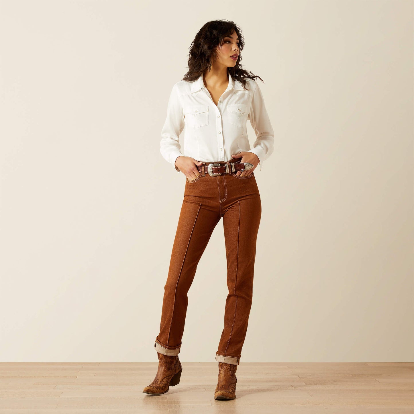 Ultra High Rise Relaxed Straight Leg Jean Women | Ariat sale