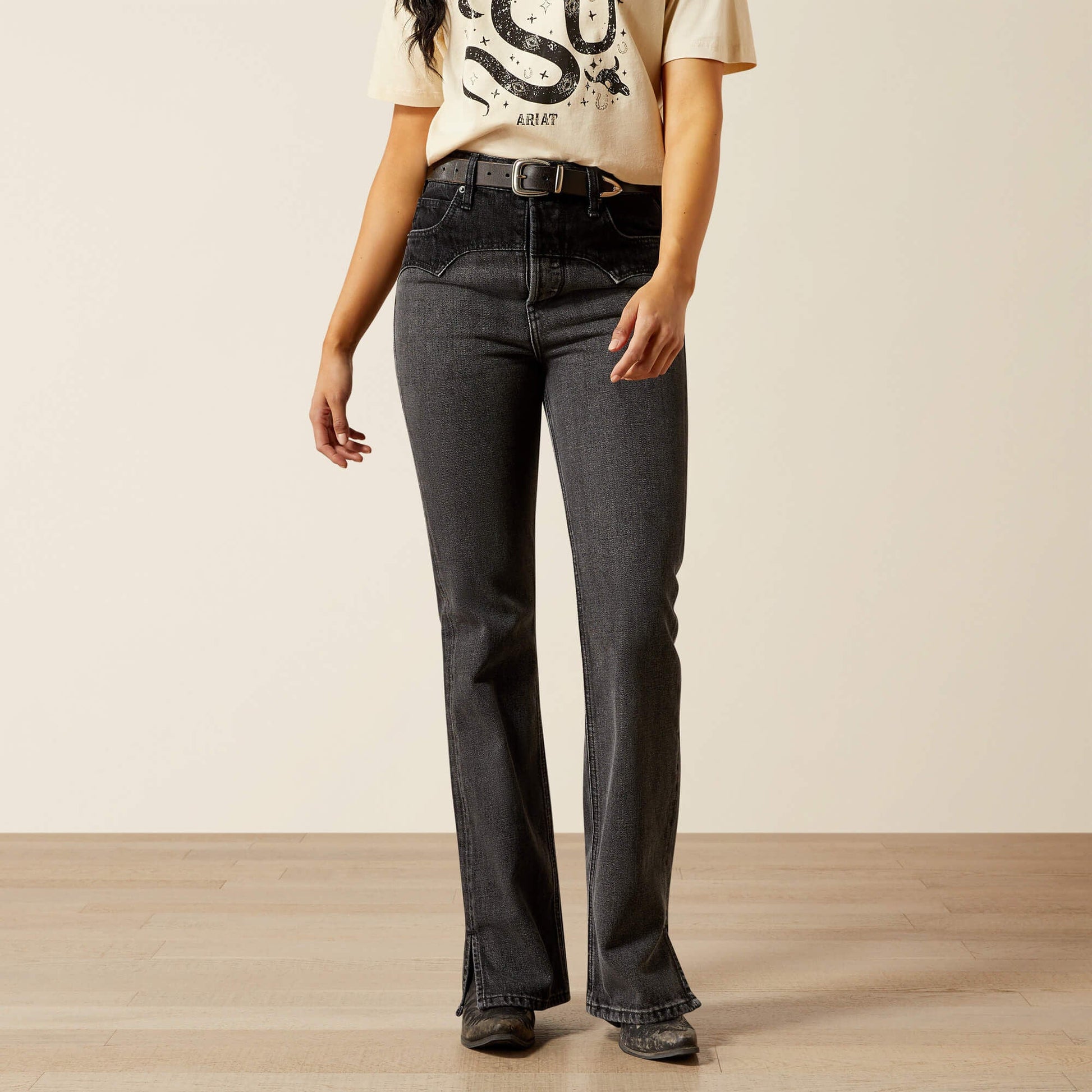 Ultra High Rise Cheyenne Yoke Tomboy Boot Cut Jean Women | Ariat on sale