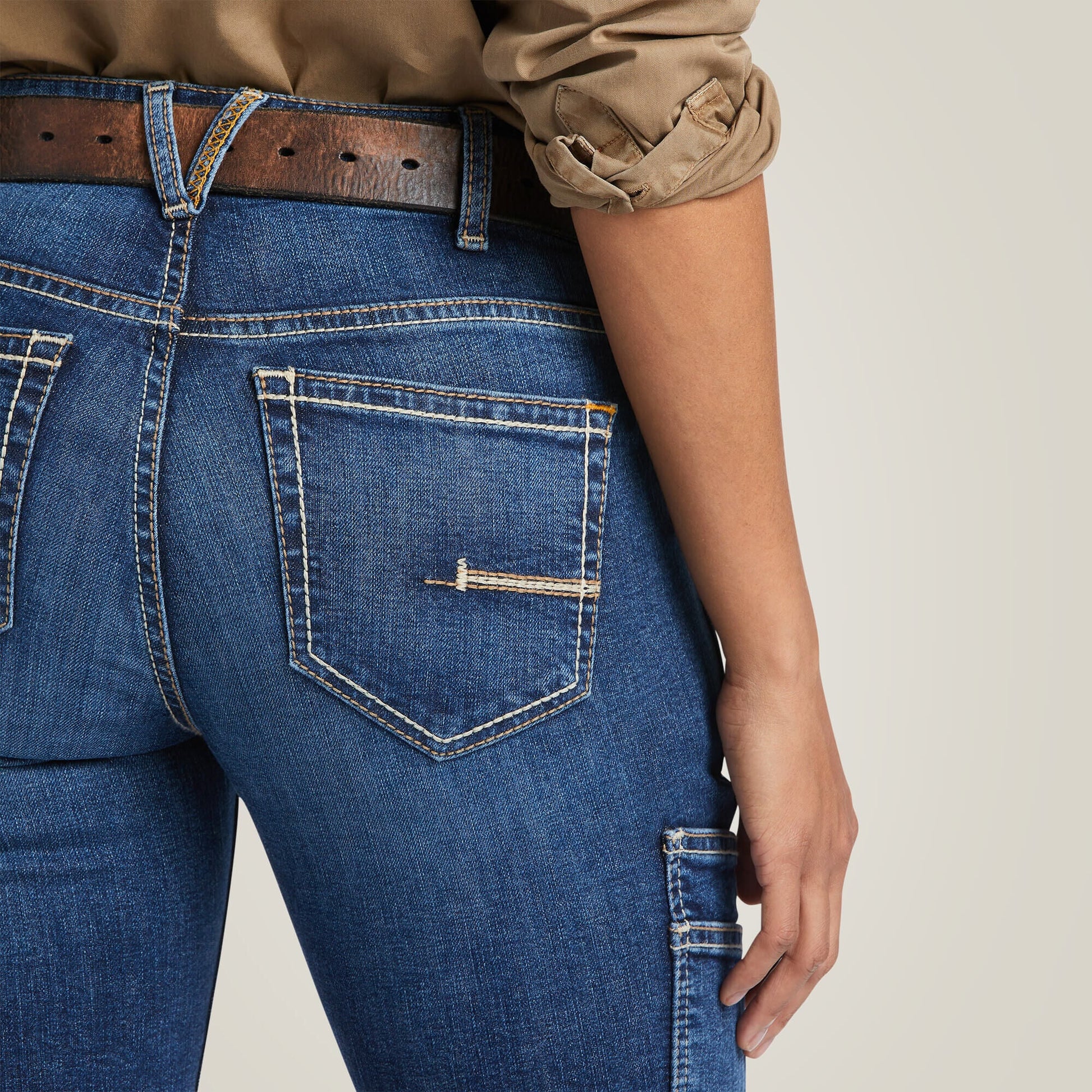 Rebar Work Flex Perfect Rise Riveter Boot Cut Jean Women | Ariat for sale