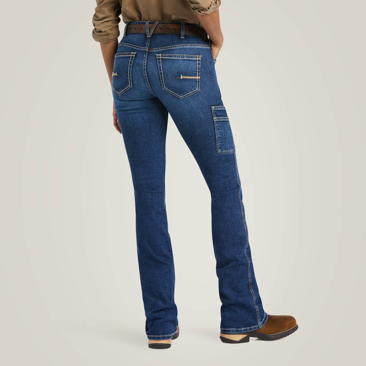 Rebar Work Flex Perfect Rise Riveter Boot Cut Jean Women | Ariat for sale