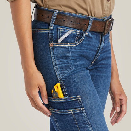 Rebar Work Flex Perfect Rise Riveter Boot Cut Jean Women | Ariat for sale