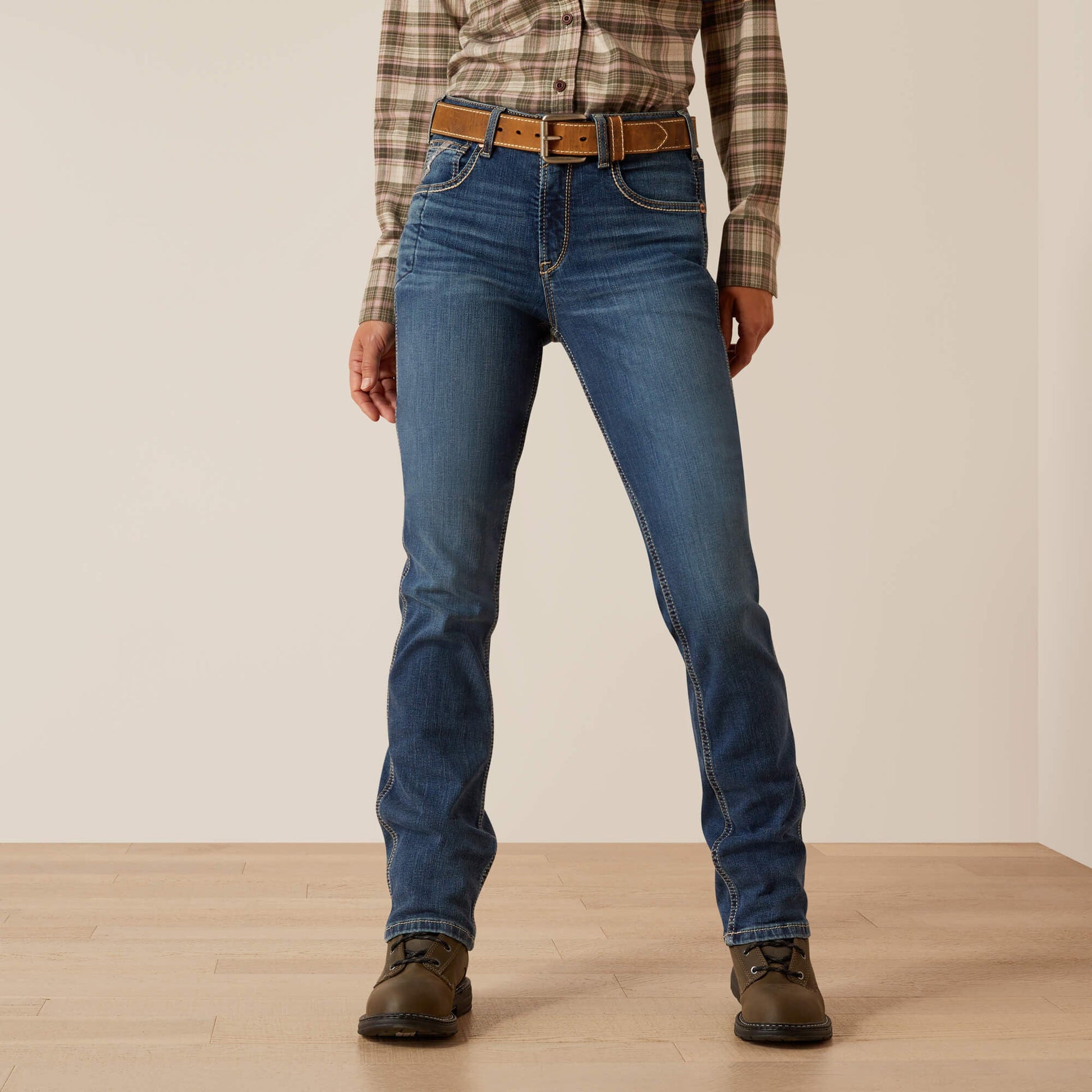 Rebar High Rise Riveter Straight Jean Women | Ariat online