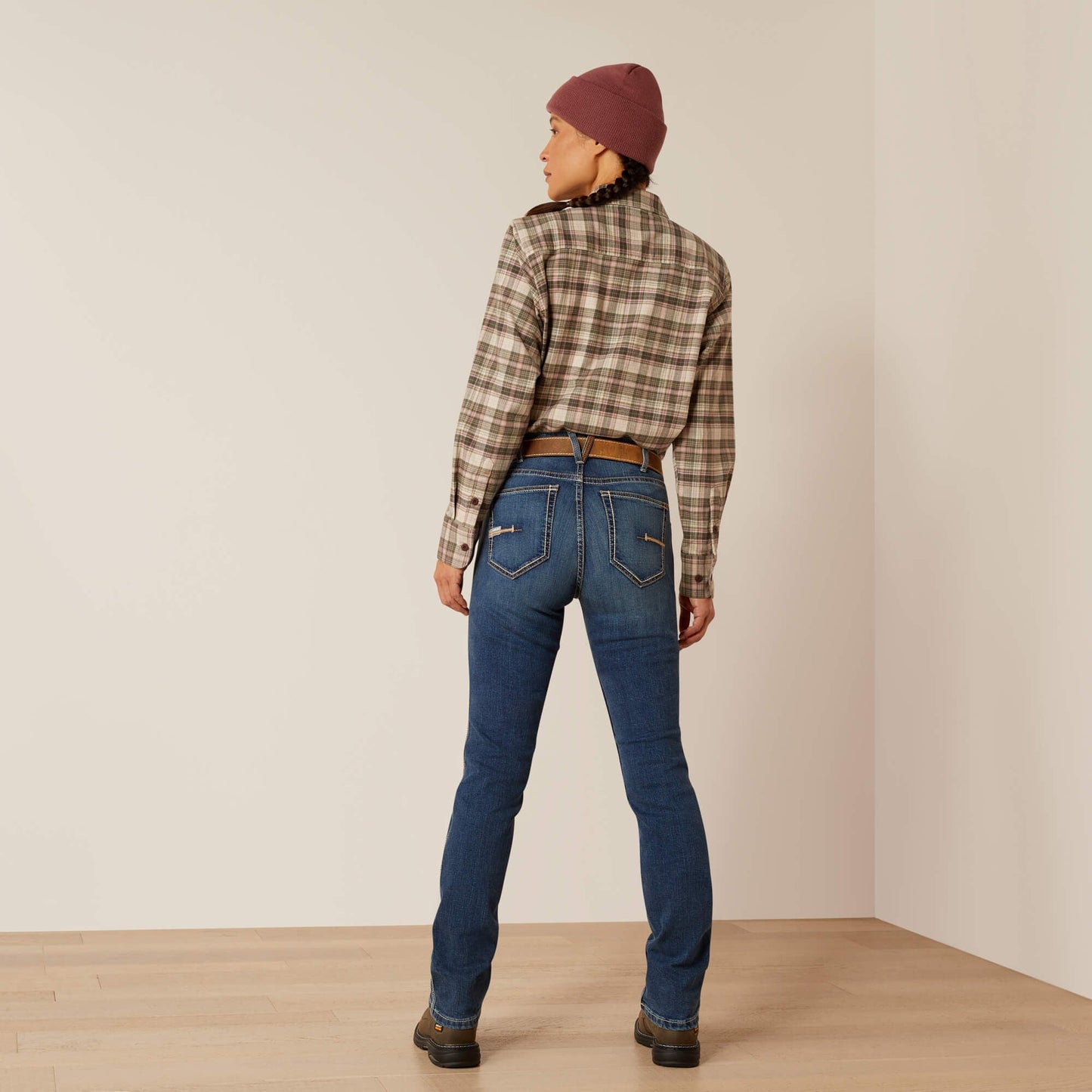 Rebar High Rise Riveter Straight Jean Women | Ariat online