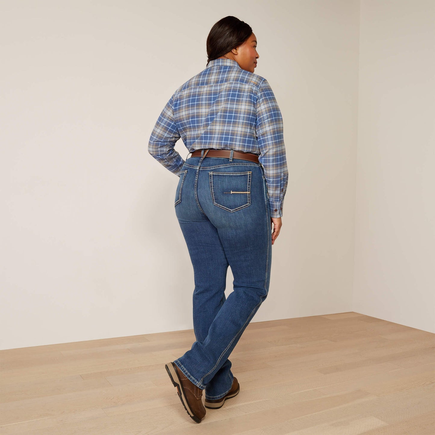 Rebar High Rise Riveter Straight Jean Women | Ariat online