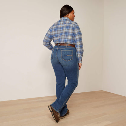 Rebar High Rise Riveter Straight Jean Women | Ariat online