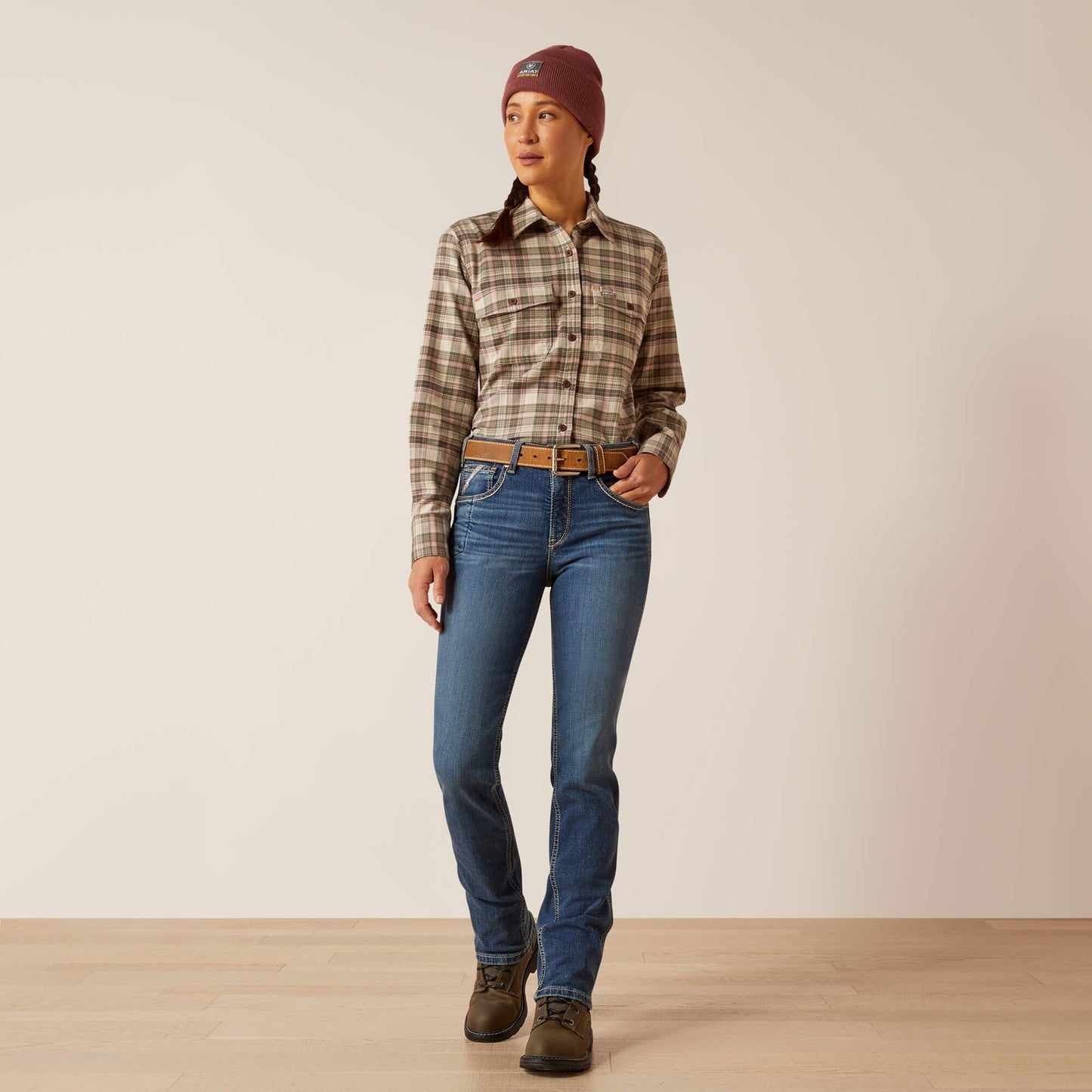 Rebar High Rise Riveter Straight Jean Women | Ariat online