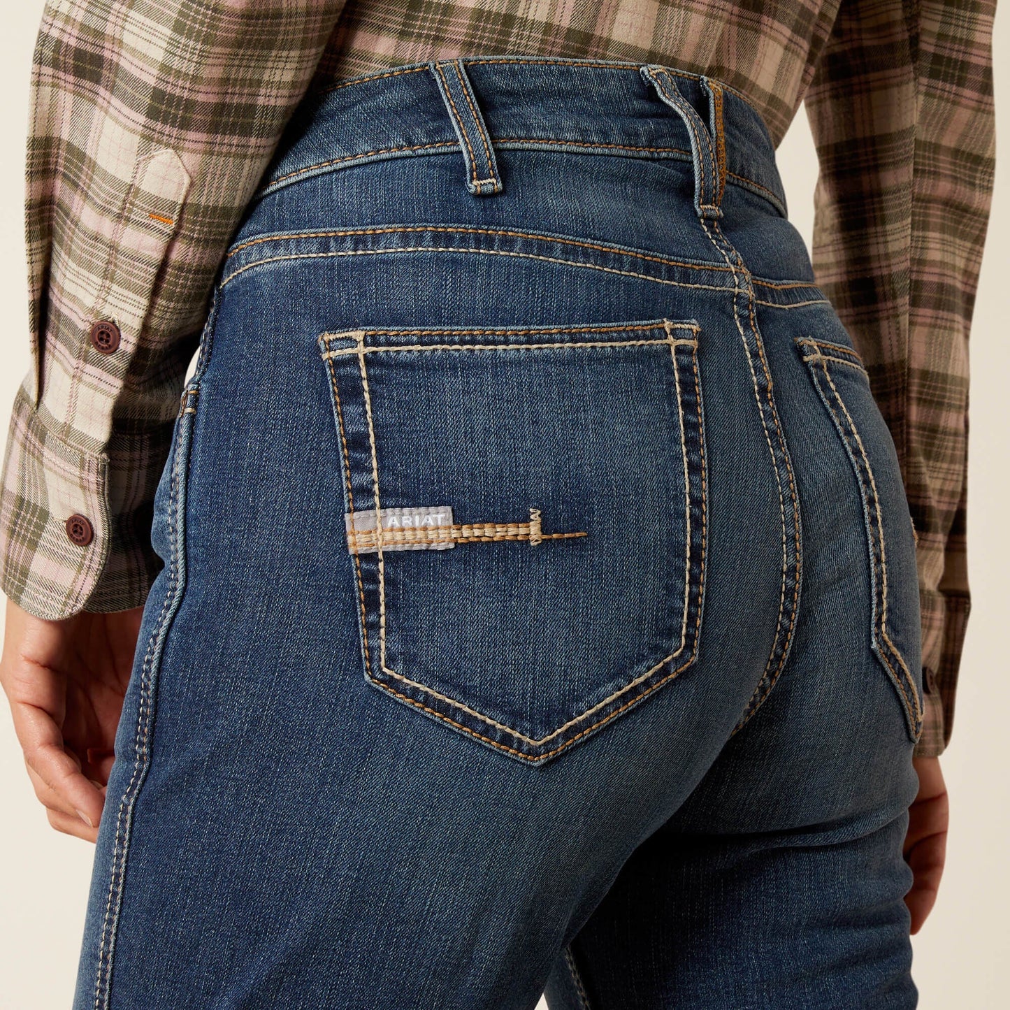 Rebar High Rise Riveter Straight Jean Women | Ariat online