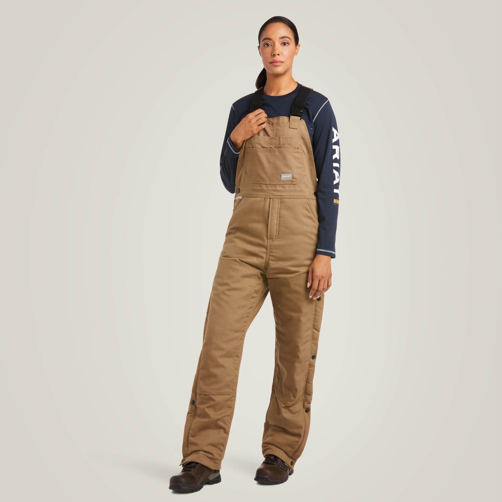 Rebar DuraCanvas Stretch Insulated Bib Women | Ariat online