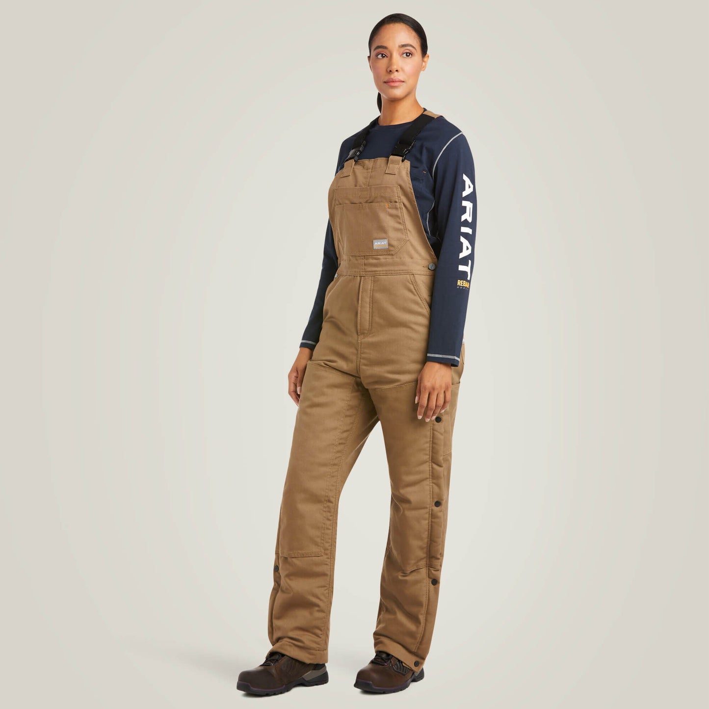 Rebar DuraCanvas Stretch Insulated Bib Women | Ariat online