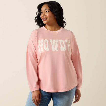 Canvas Oversized Long Sleeve T-Shirt Women | Ariat online