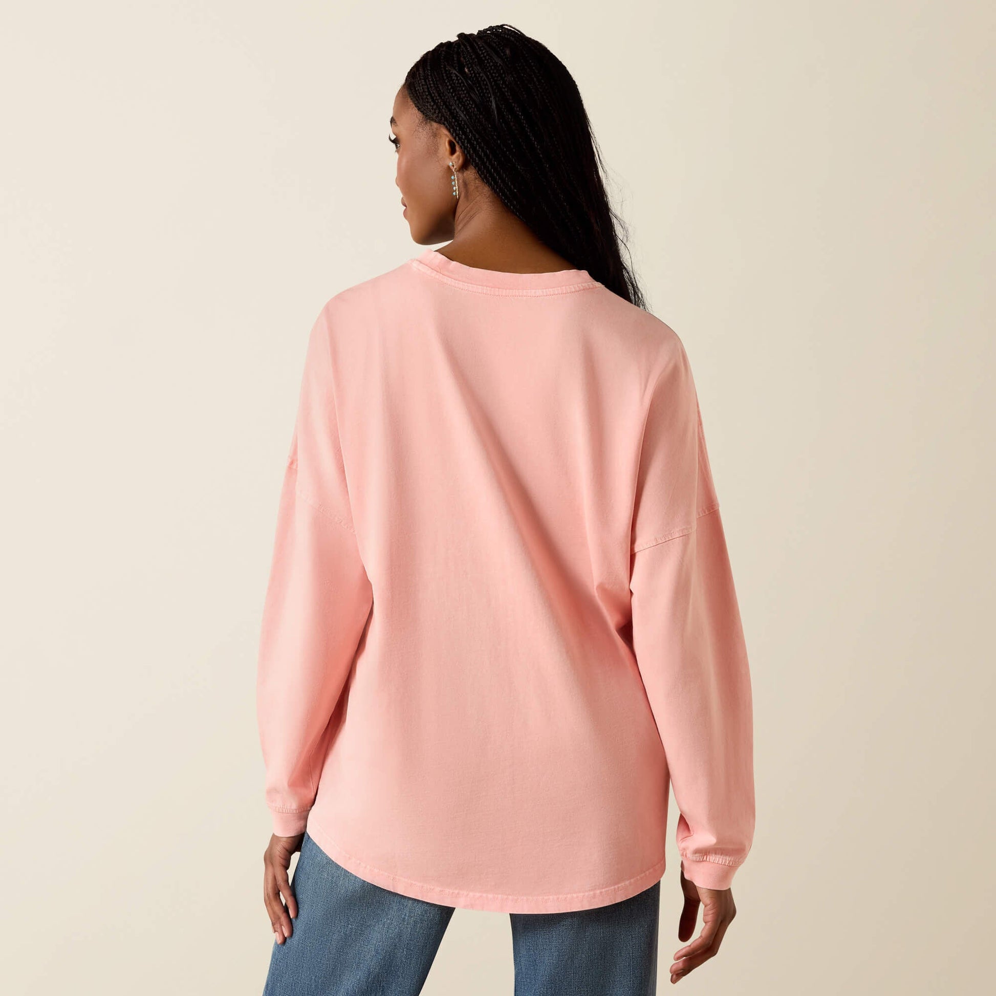 Canvas Oversized Long Sleeve T-Shirt Women | Ariat online