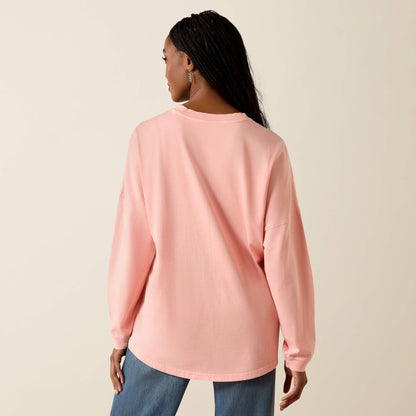 Canvas Oversized Long Sleeve T-Shirt Women | Ariat online