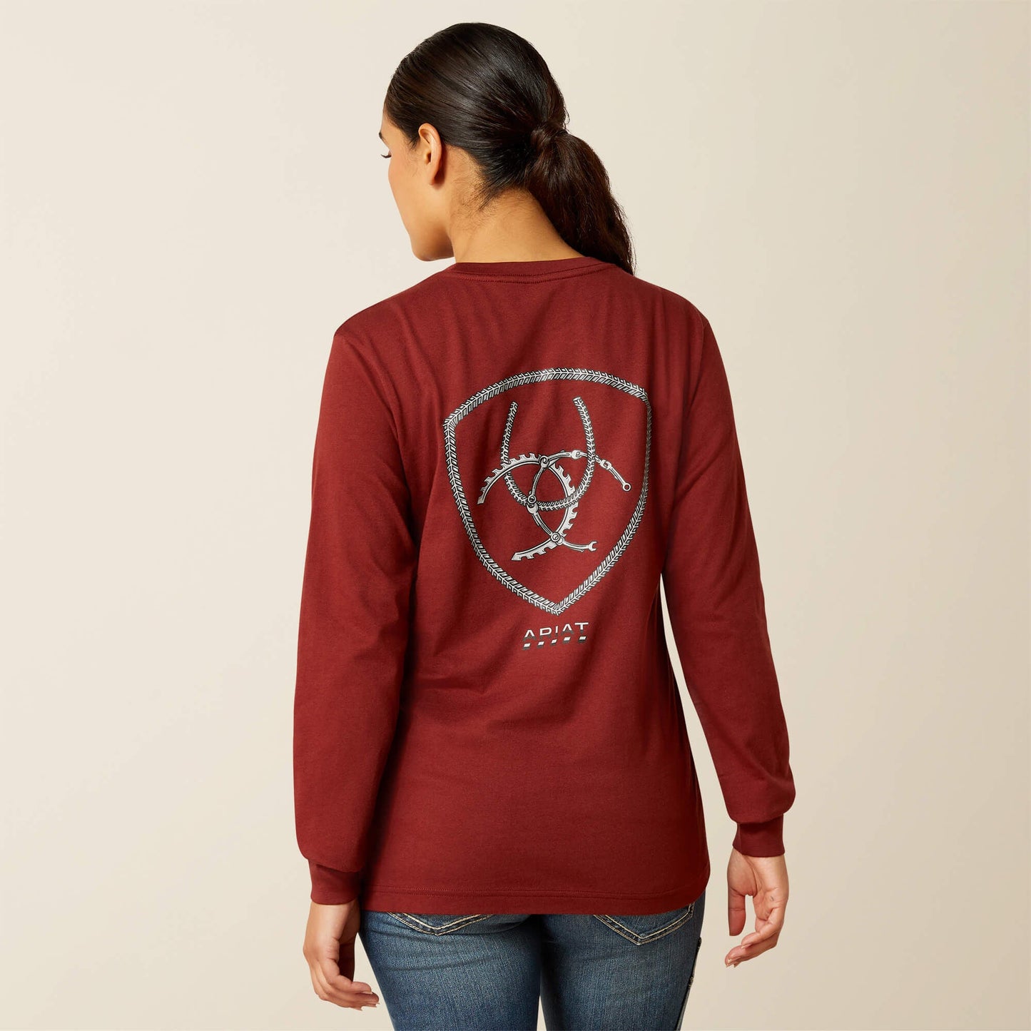 Rebar Cotton Strong Workshop Logo T-Shirt Women | Ariat outlet