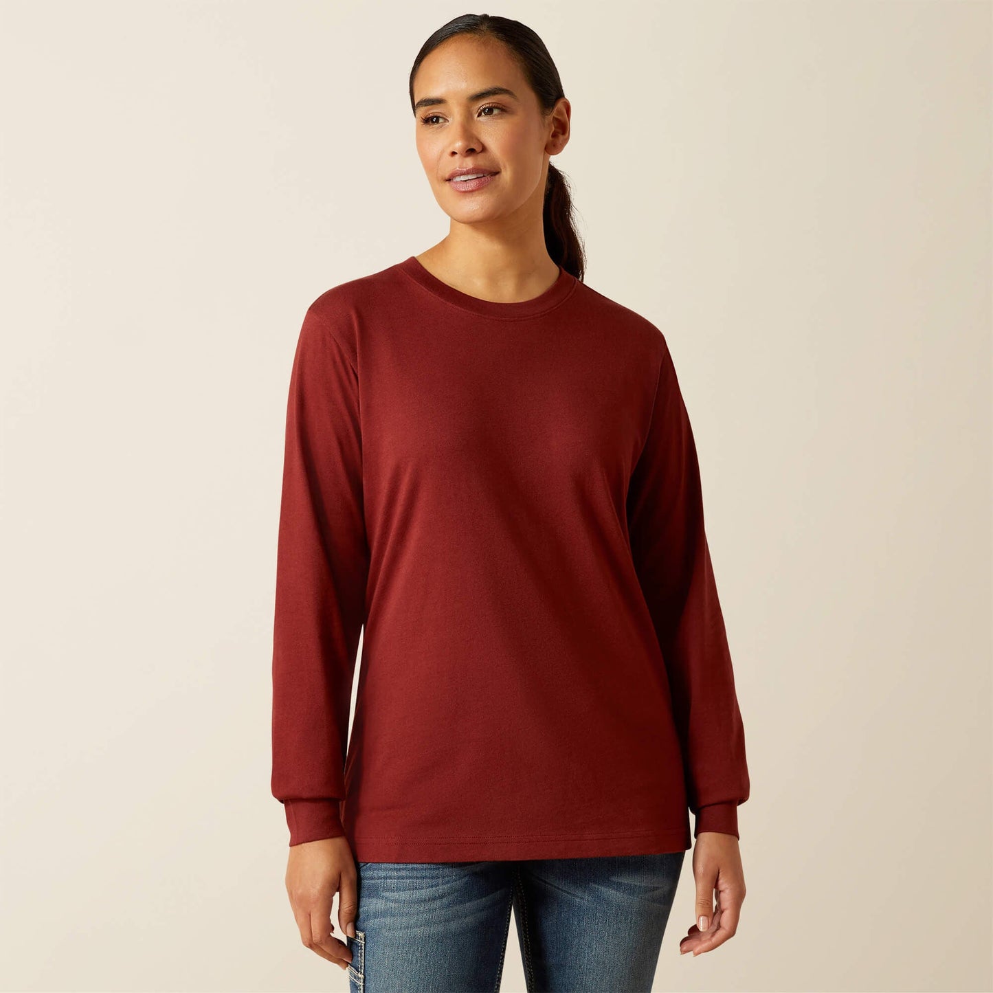 Rebar Cotton Strong Workshop Logo T-Shirt Women | Ariat outlet