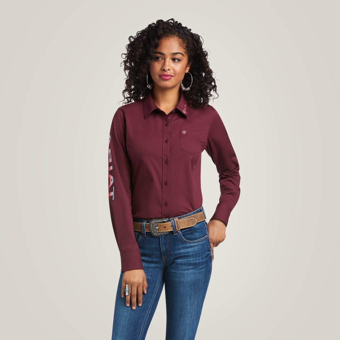 Team Kirby Stretch Shirt Women | Ariat on sale