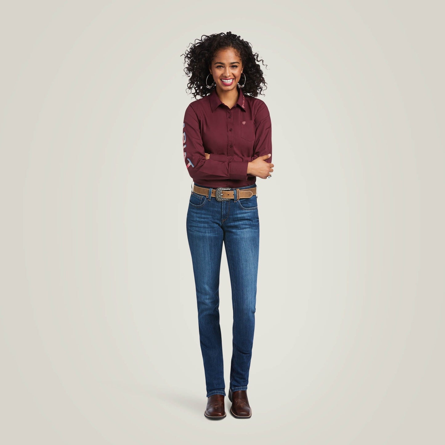 Team Kirby Stretch Shirt Women | Ariat on sale