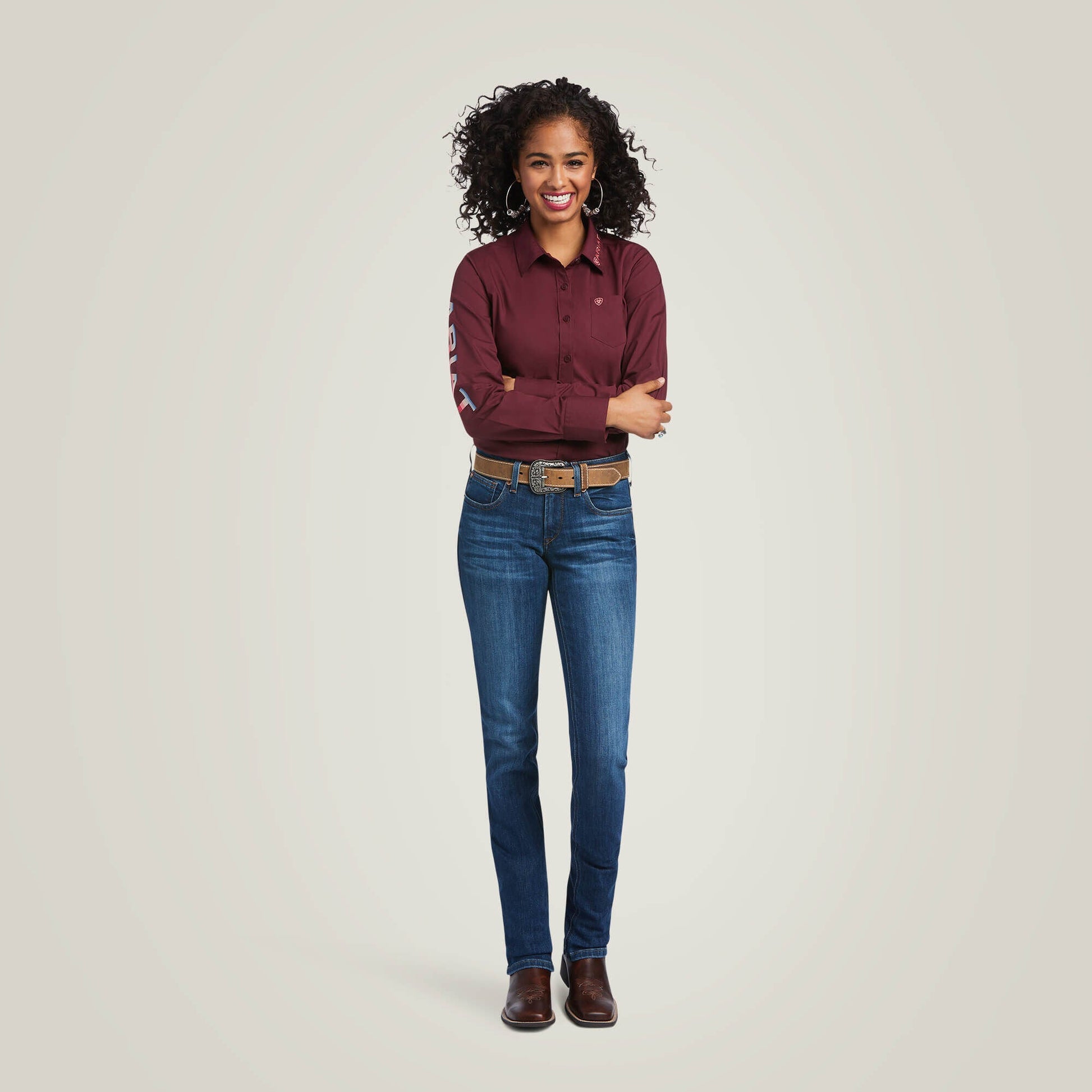 Team Kirby Stretch Shirt Women | Ariat on sale