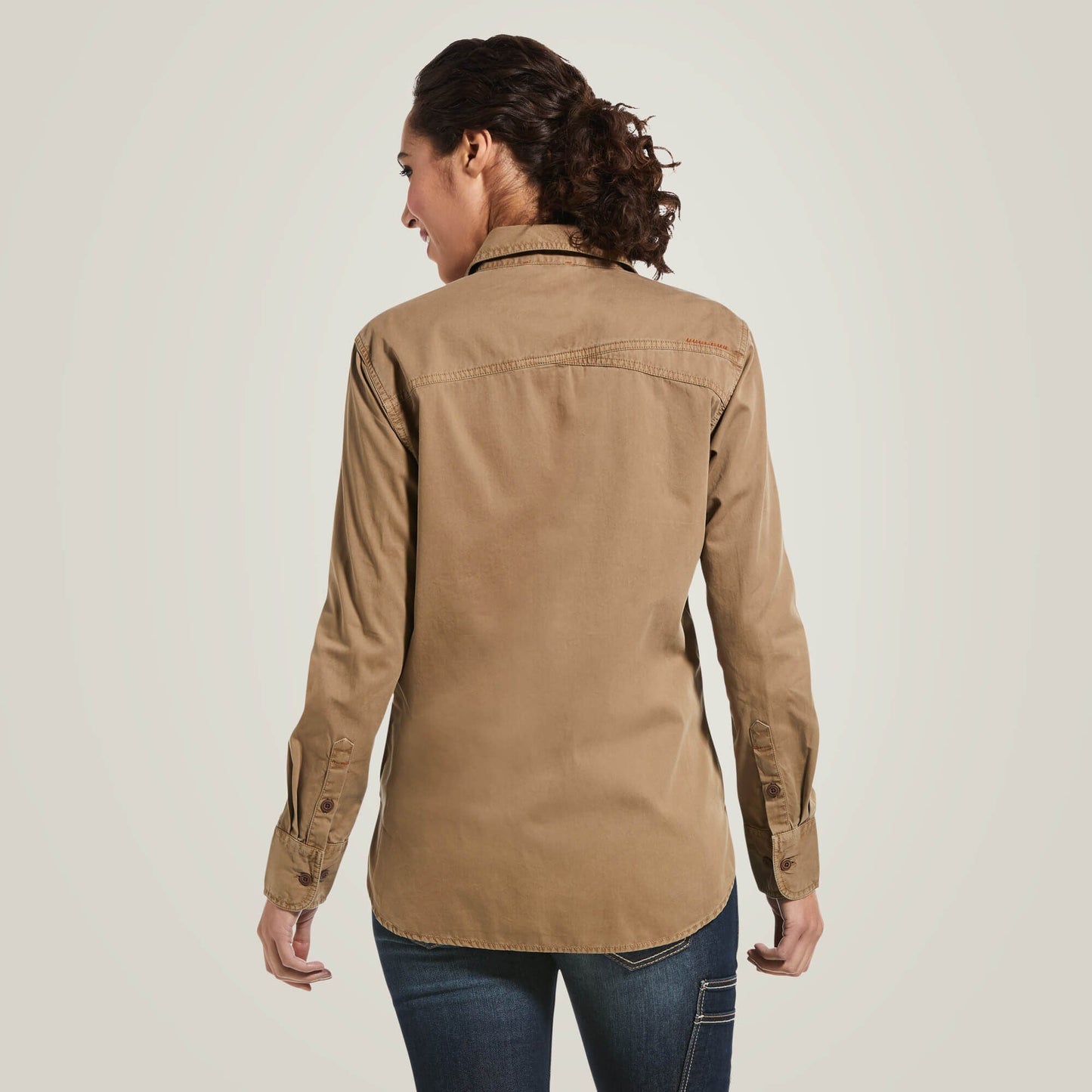 Rebar Washed Twill Work Shirt Women | Ariat discount