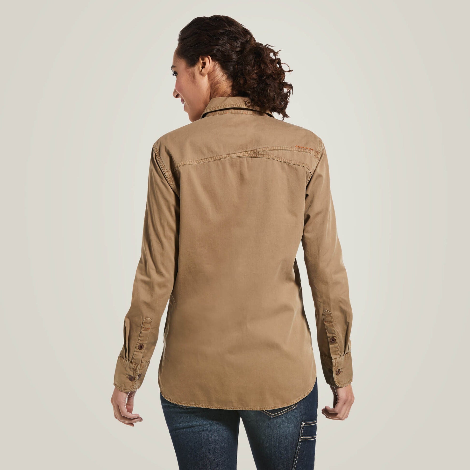 Rebar Washed Twill Work Shirt Women | Ariat discount